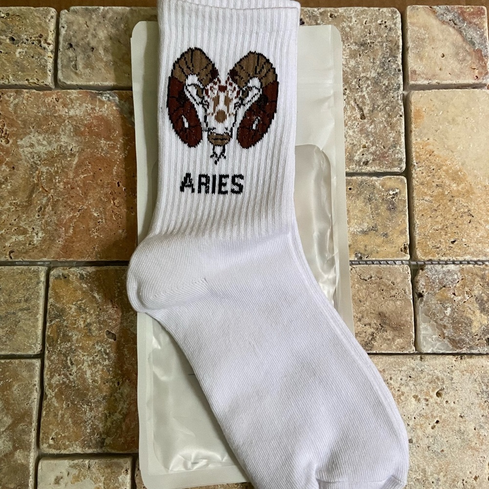 🆕 Aries Zodiac Socks ♈️